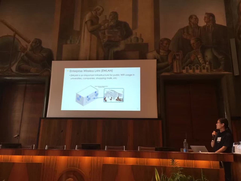 Kaixin delivered her talk on DenseAP at LANMAN 2016 in Rome