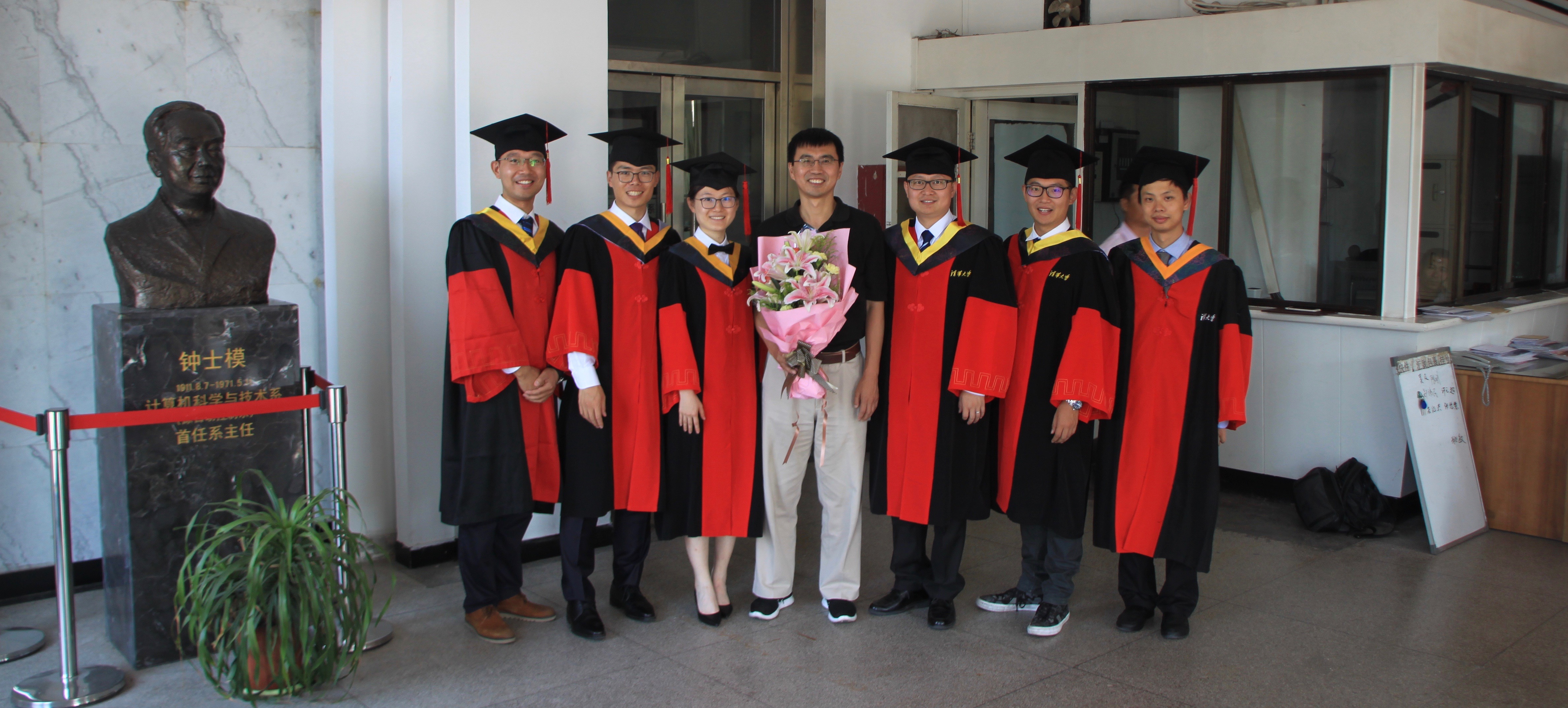 Congrats to Dr. Guo, Dapeng, Kaixin, Menghan, Jianxun, and Yaodong!